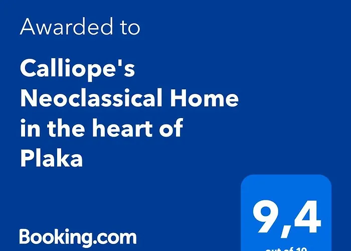 Calliope\'S Neoclassical Home In The Heart Of Plaka